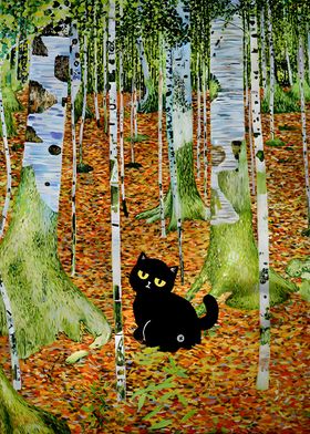 Birch Woods Cat