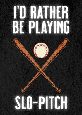 PLAYING SLO PITCH