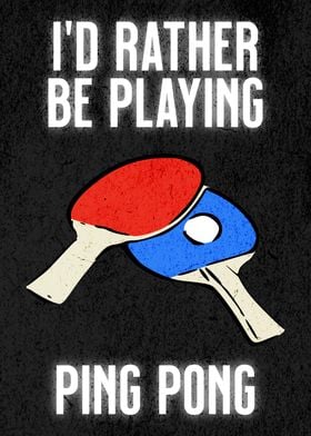 PLAYING PING PONG