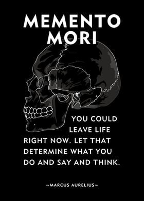 Memento Mori Stoic Quote