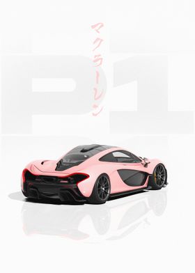 Pink JDM McLaren P1