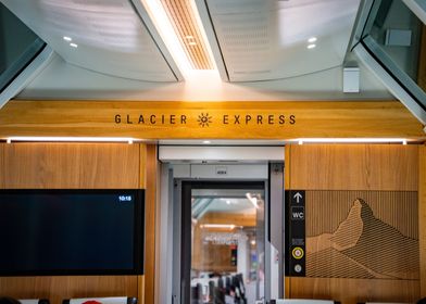 Glacier Express swiss alps