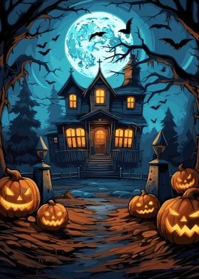 Halloween Pumpkin Castle