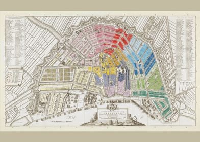 Plattegrond van Amsterdam 