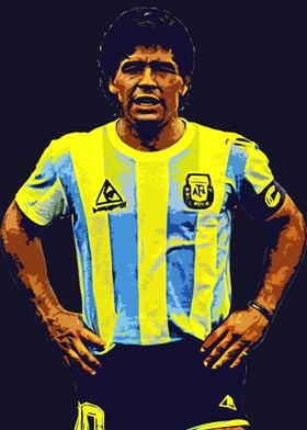 Diego Maradona Pop Art