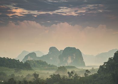 Sunrise in Thailand