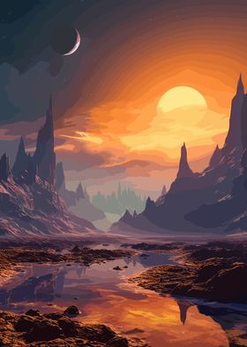 Mountains And Planets