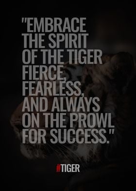 Tigers Mentality Quotes