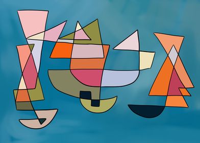 Sailing Boats Klee