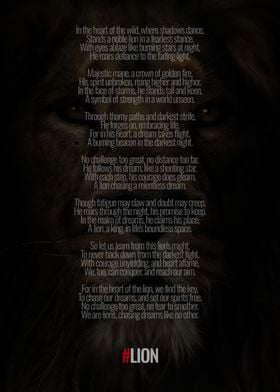 Lion Poem