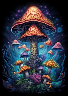 Mushroom on Metal