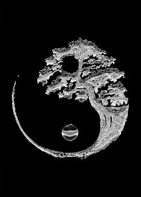 yin yang tree