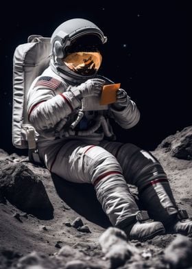 Astronaut Sitting