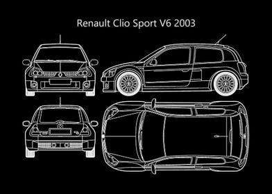 renault clio sport v6 2003