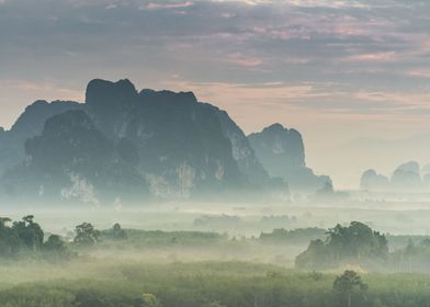 Sunrise in Thailand