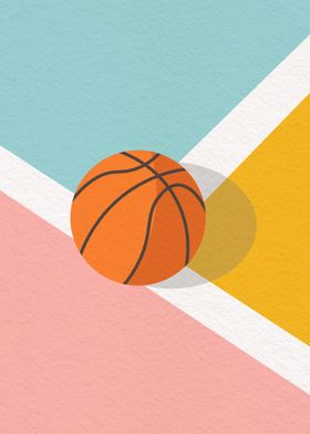 Pastel Basketball Game