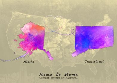 Alaska to Connecticut