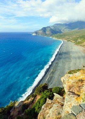 Sea Beach in Corsica 