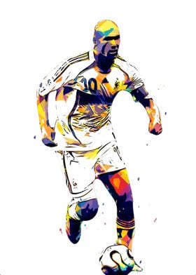 Zinedine Zidane Pop Art