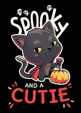 Spooky Black Cat Halloween