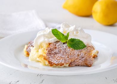 Baked Lemon Pudding