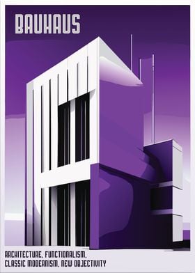 Bauhaus Modern Poster