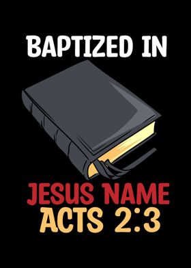 Baptized In Jesus