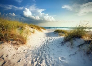 Sandy Sea Beach Dunes