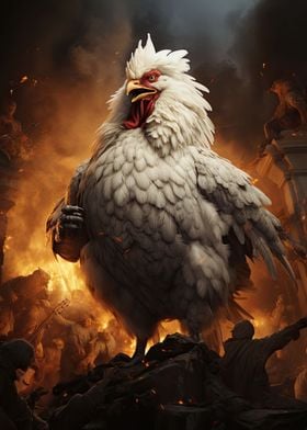 Funny chicken