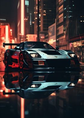 Ferrari F40 Neon City