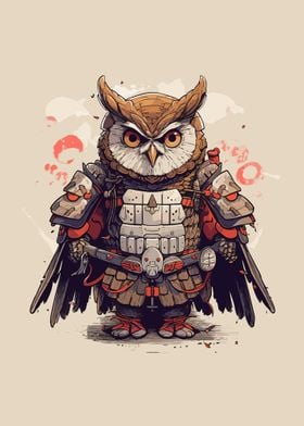 samurai owl japan