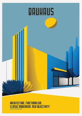 Bauhaus Modern Poster