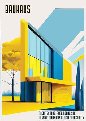 Bauhaus Modern Poster