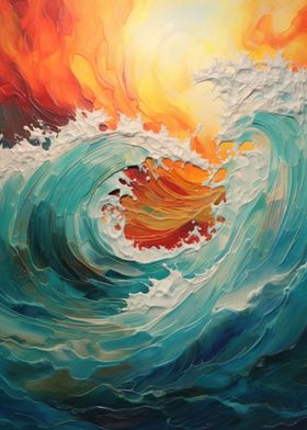 Oilpaint Waves