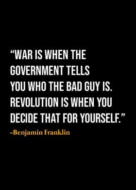 Benjamin Franklin Quote 