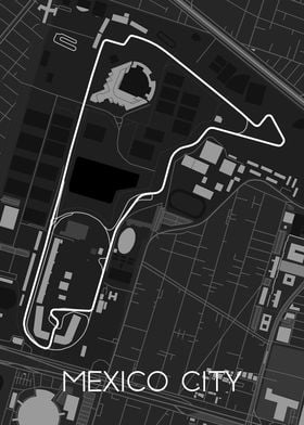 Mexico City Track Map