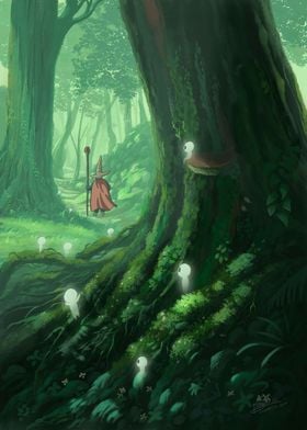 The wizard and the forest