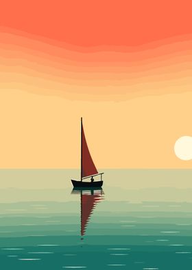 sailboat on the water