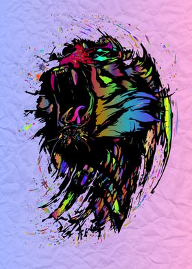 lion rainbow