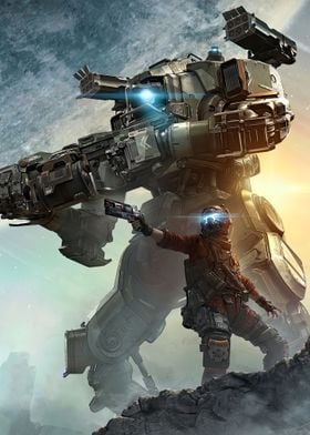 Titanfall 2 Scorch Prime Fan Art Wall Art Poster Game Poster 