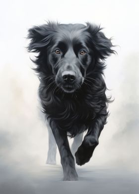 Smoky Running Dog