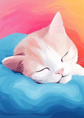 Cute Kitty vaporwave