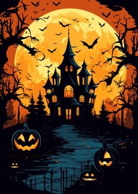 Halloween Pumpkin Castle