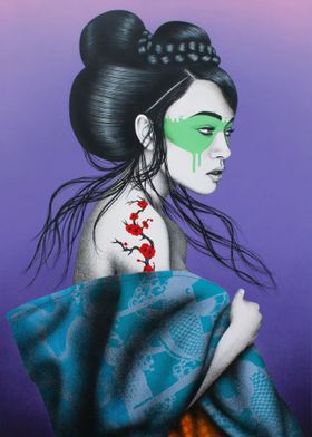 Japan Japanese Geisha Art