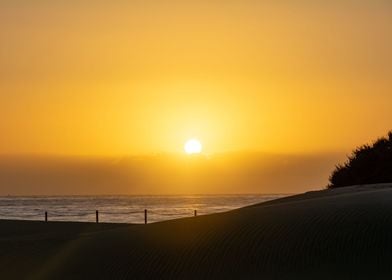 Sunrise at the sea