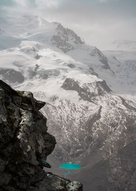 Glacier Lake Alps