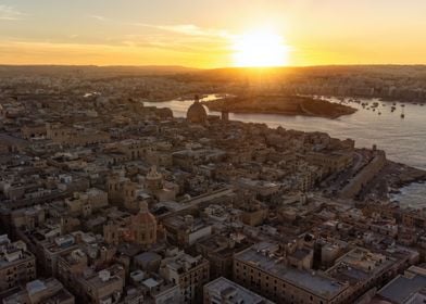 Sunset Over Valletta