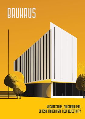 Bauhaus Modern Poster