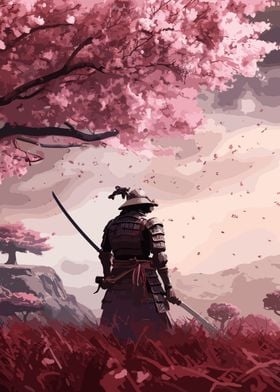 samurai cherry blossom jap