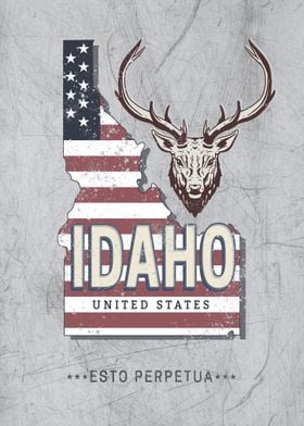 Idaho Map United States